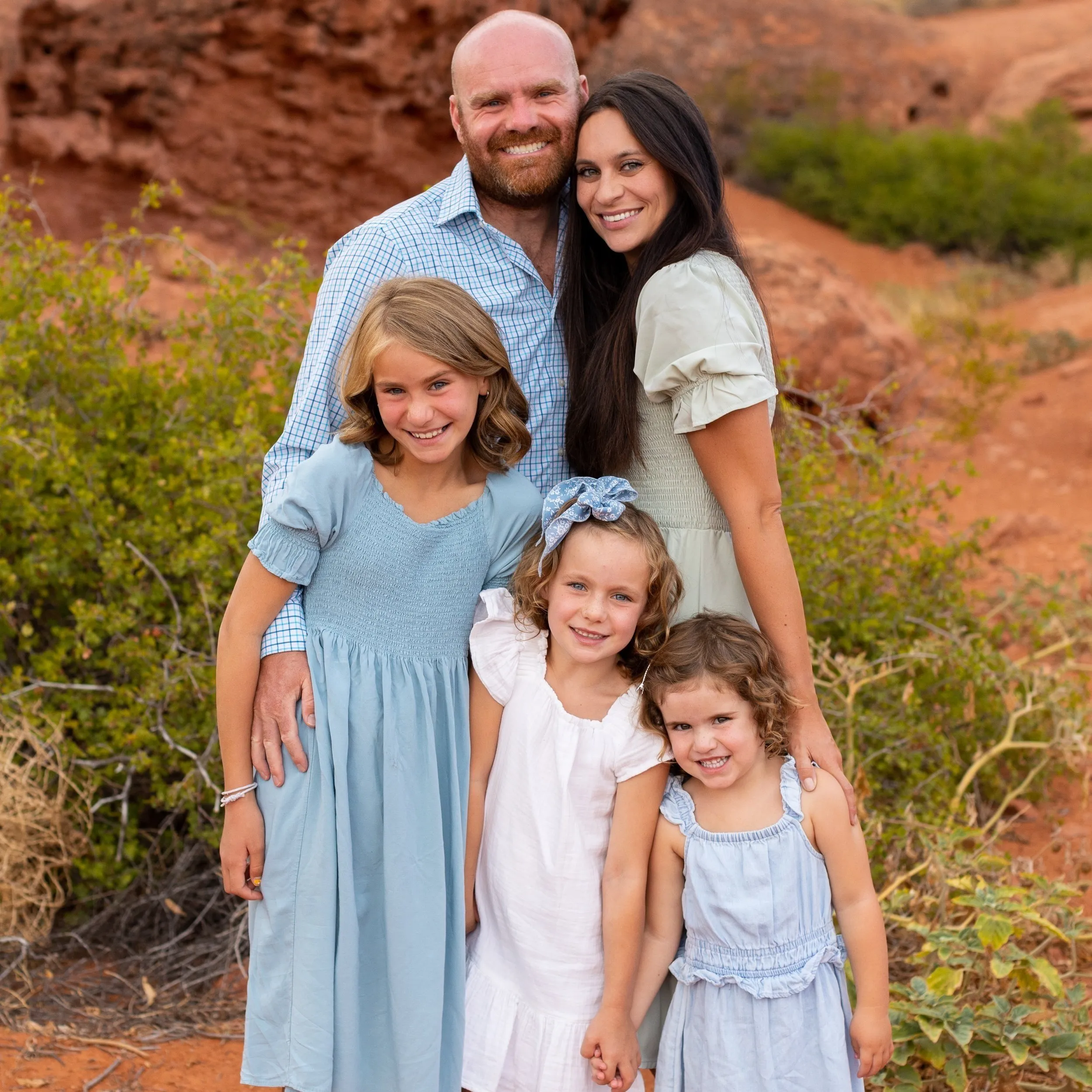 Courtney and her family